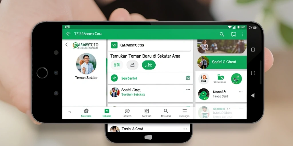 Antarmuka KAMARTOTO yang ramah pengguna untuk Teman Sekitar.