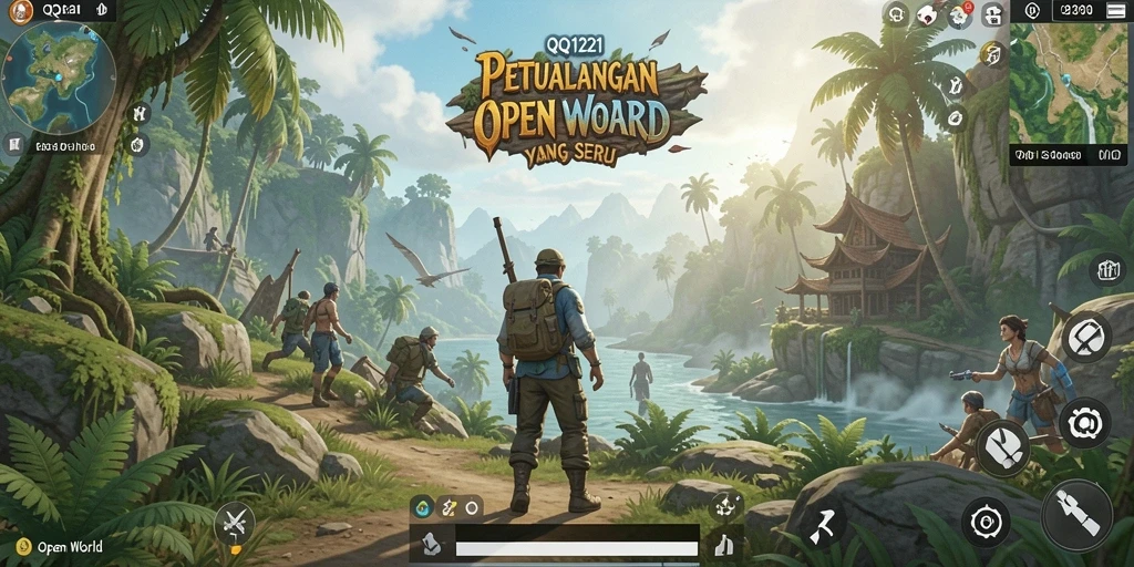 Tampilan luar biasa dari dunia Open World di QQ1221.