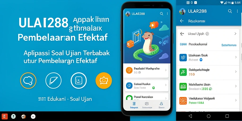 Antarmuka pengguna ULAR288 yang sederhana dan mudah digunakan.